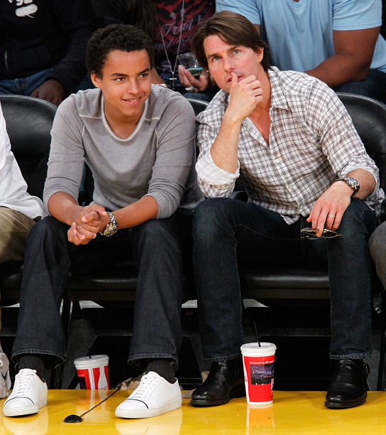 Tom Cruise and son